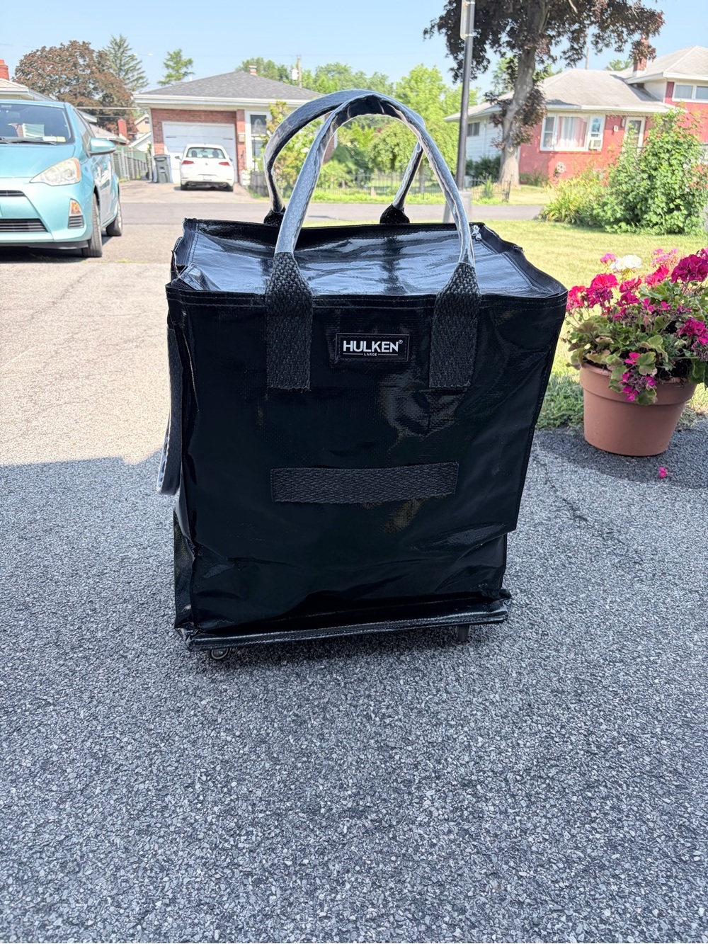 HULKEN Black Utility Wheeled Tote Bag Large - Picture 4 of 4